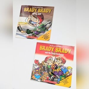 Set of 2 Brady Brady Hockey Books/Stories Ages 3-8 Years Old